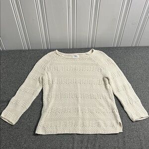 Old Navy Women's Ivory Textured Sweater